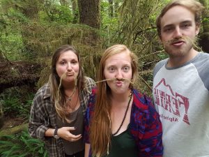 cheesing around with awesome people in ucluelet